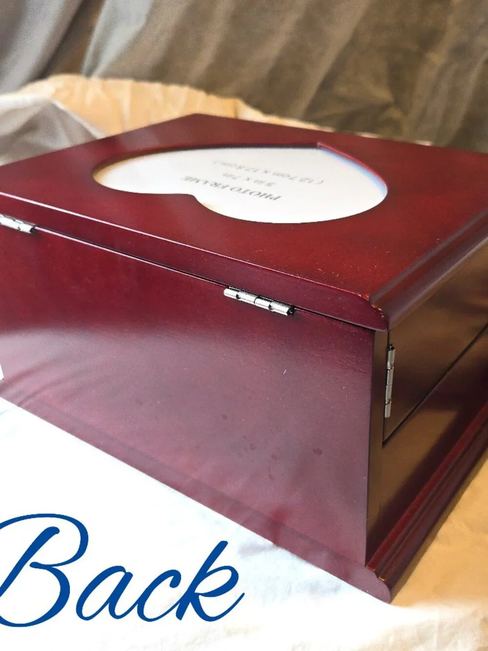 NEW IN BOX NIB BEAUTIFUL NEW UNUSED jewelry box. Swing-out drawers. GIFT QUALITY